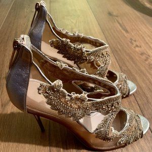 Oscar de la Renta Ambia Metallic Heels